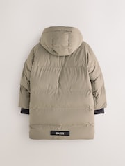Daş - Baker by Ted Baker Shower Resistant Longline Padded Coat - 17şəkildən 10 şəkil