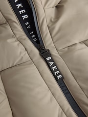 Daş - Baker by Ted Baker Shower Resistant Longline Padded Coat - 17şəkildən 13 şəkil