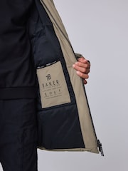 Daş - Baker by Ted Baker Shower Resistant Longline Padded Coat - 17şəkildən 6 şəkil