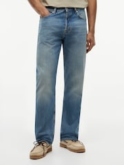 Tommy Hilfiger Whiskered Relaxed Straight Leg Jeans - صورة 1 من 5