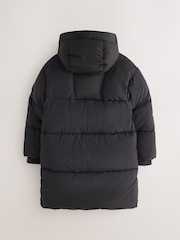 Qara İdman Fermuar - Baker by Ted Baker Shower Resistant Longline Padded Coat - 19şəkildən 9 şəkil