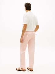 Tommy Hilfiger Pink Harlem Tapered Leg Linen Blend Chinos - Image 3 of 5