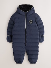 Mornarica - Baker by Ted Baker Shower Resistant Padded Snowsuit - Slika 1 iz 7