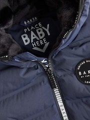 Mornarica - Baker by Ted Baker Shower Resistant Padded Snowsuit - Slika 3 iz 7