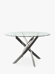 Centrepiece Silver Cluster Medium Circular Dining Table - Image 2 of 4