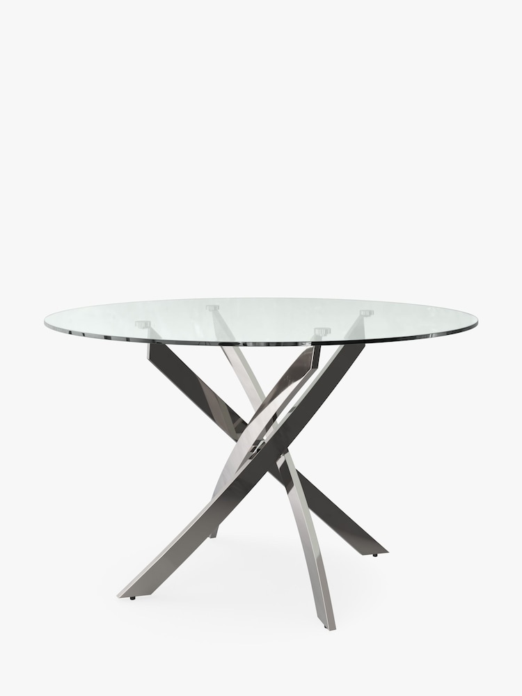 Centrepiece Silver Cluster Medium Circular Dining Table - Image 2 of 4