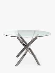 Centrepiece Silver Cluster Medium Circular Dining Table - Image 3 of 4