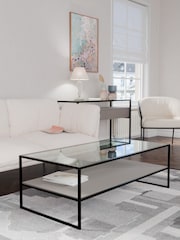 Centrepiece Grey Tribeca Rectangular Coffee Table - Image 1 of 4