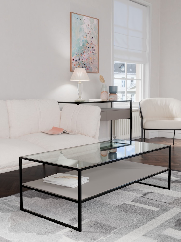 Centrepiece Grey Tribeca Rectangular Coffee Table - Image 1 of 4