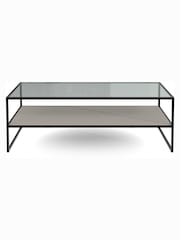 Centrepiece Grey Tribeca Rectangular Coffee Table - Image 2 of 4