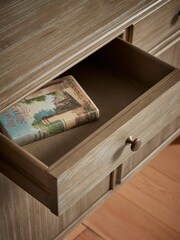 Cox & Cox Brown Camille Sideboard Limewashed - Image 4 of 4