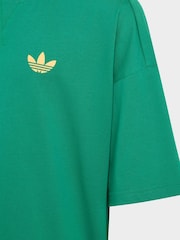 adidas Originals Green Dinosaur Back Graphic T-Shirt - Image 3 of 5