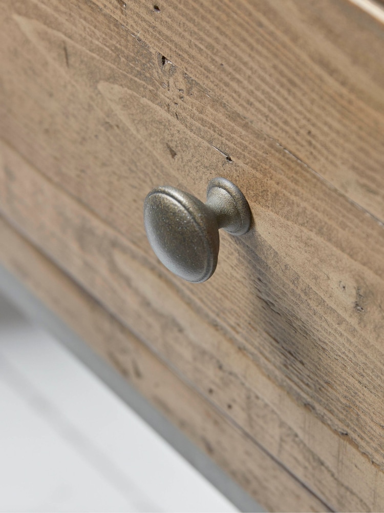 Cox & Cox Brown Lima Side Table - Image 2 of 5