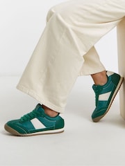 Verde - Simply Be Classic Retro Trainers - Imaginea 1 din 4