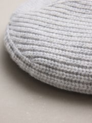 Grey N.Premium Cashmere Beanie Hat - Image 3 of 3