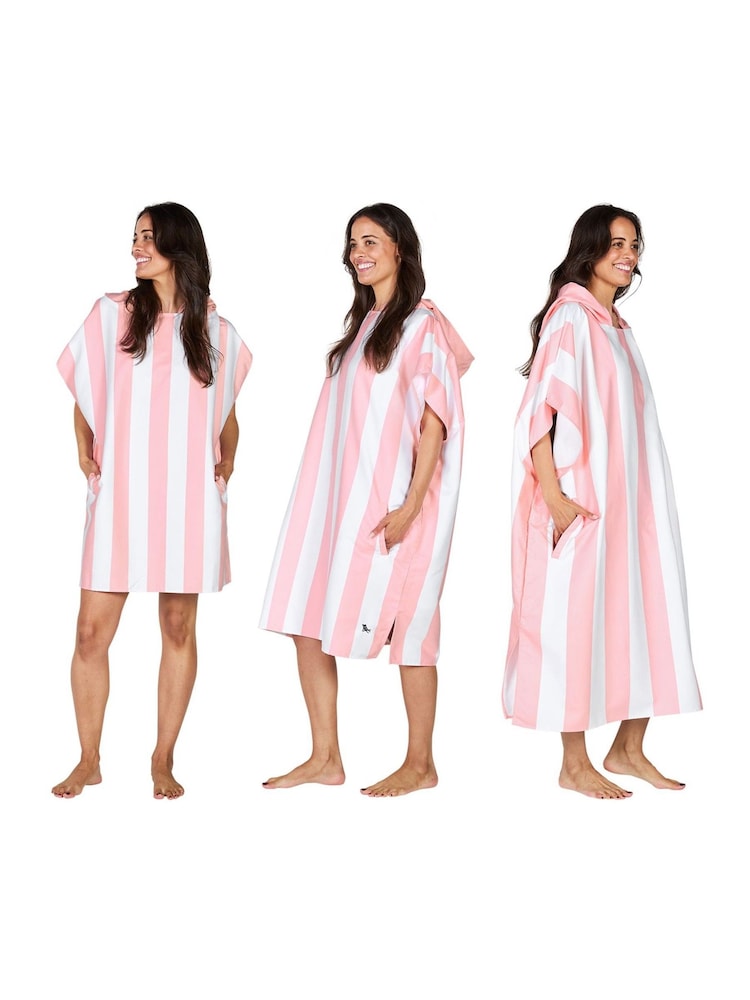 Dock & Bay Malibu Pink Adult Beach Pool Swim Quick Dry Poncho - Image 1 of 6