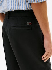 Tommy Jeans Black Otis Twill Chino Shorts - Image 4 of 5