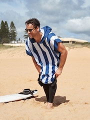 Dock & Bay Whitsunday Blue Adult Beach Pool Swim Quick Dry Poncho - Image 6 of 6