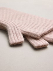 ורוד - N. Premium Cashmere Blend Handwarmer Gloves - תמונה 5 מתוך 6