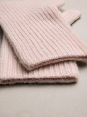 ורוד - N. Premium Cashmere Blend Handwarmer Gloves - תמונה 6 מתוך 6