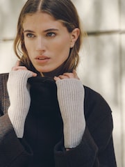 Haferflocken - N. Premium Cashmere Handwarmer Gloves - Bild 1 von 4