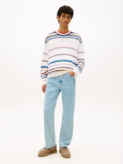 Tommy Jeans Blue Otis Faded Regular Straight Leg Jeans - Image 2 of 5