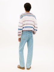 Tommy Jeans Blue Otis Faded Regular Straight Leg Jeans - Image 3 of 5