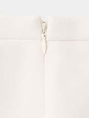 Mango Yellow Suit Style Flared High Waist Trousers - Image 4 of 4