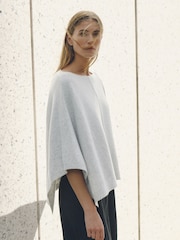 Grey N.Premium Cashmere Cape Top - Image 2 of 5