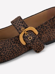 Boden Brown Kylie Flats Buckle Mary Janes - Image 3 of 4