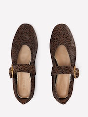 Boden Brown Kylie Flats Buckle Mary Janes - Image 4 of 4