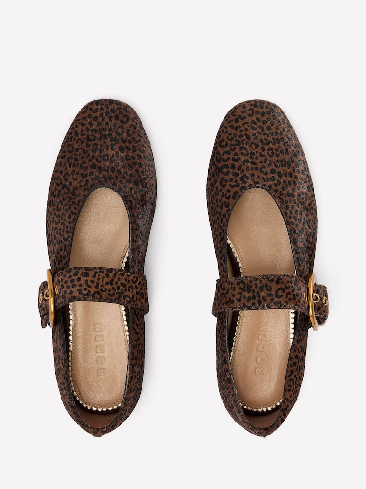 Boden Brown Kylie Flats Buckle Mary Janes - Image 4 of 4