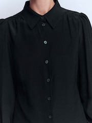 Boden Black Sara Silk Shirt - Image 2 of 5