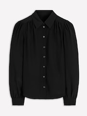 Boden Black Sara Silk Shirt - Image 5 of 5