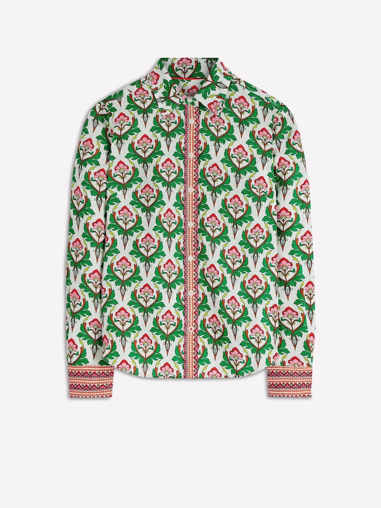 Boden Green Sienna Linen Shirt - Image 5 of 5