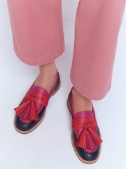 Boden Pink Nya Penny Loafers - Image 1 of 8