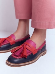 Boden Pink Nya Penny Loafers - Image 2 of 8