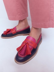Boden Pink Nya Penny Loafers - Image 4 of 8