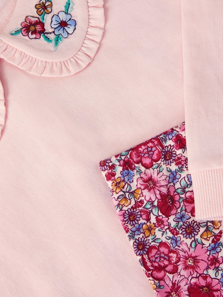 Monsoon Collar Top & Floral Leggings Set - תמונה 3 מתוך 3 Monsoon Collar Top & Floral Leggings Set - תמונה 3 מתוך 3