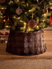 Faux Fur Textured Tree Skirt - Εικόνα 1 του 3