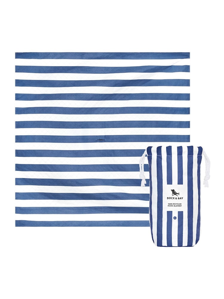 Dock & Bay Whitsunday Blue Travel Picnic Beach Blanket - Image 2 of 5