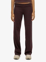 Superdry Red Stripe Athletic Essentials Fold Over Joggers - Image 5 of 8