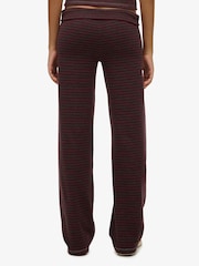 Superdry Red Stripe Athletic Essentials Fold Over Joggers - Image 6 of 8