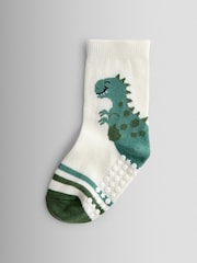 JoJo Maman Bébé Multi 5-Pack Dino Socks - Image 6 of 7