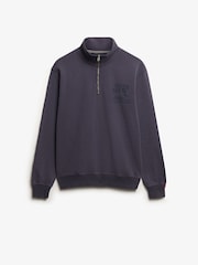 Superdry Blue Stripe Bardot Off Shoulder Top - Image 5 of 7
