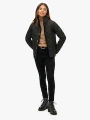 Superdry Black Estate Country Liner Jacket - Image 3 of 8