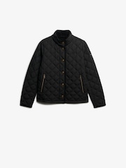 Superdry Black Estate Country Liner Jacket - Image 7 of 8