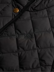 Superdry Black Estate Country Liner Jacket - Image 8 of 8