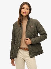 Superdry Brown Cord Trimmed Liner Jacket - Image 3 of 8