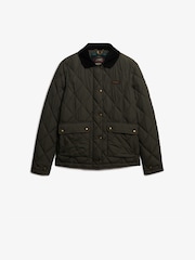 Superdry Brown Cord Trimmed Liner Jacket - Image 7 of 8